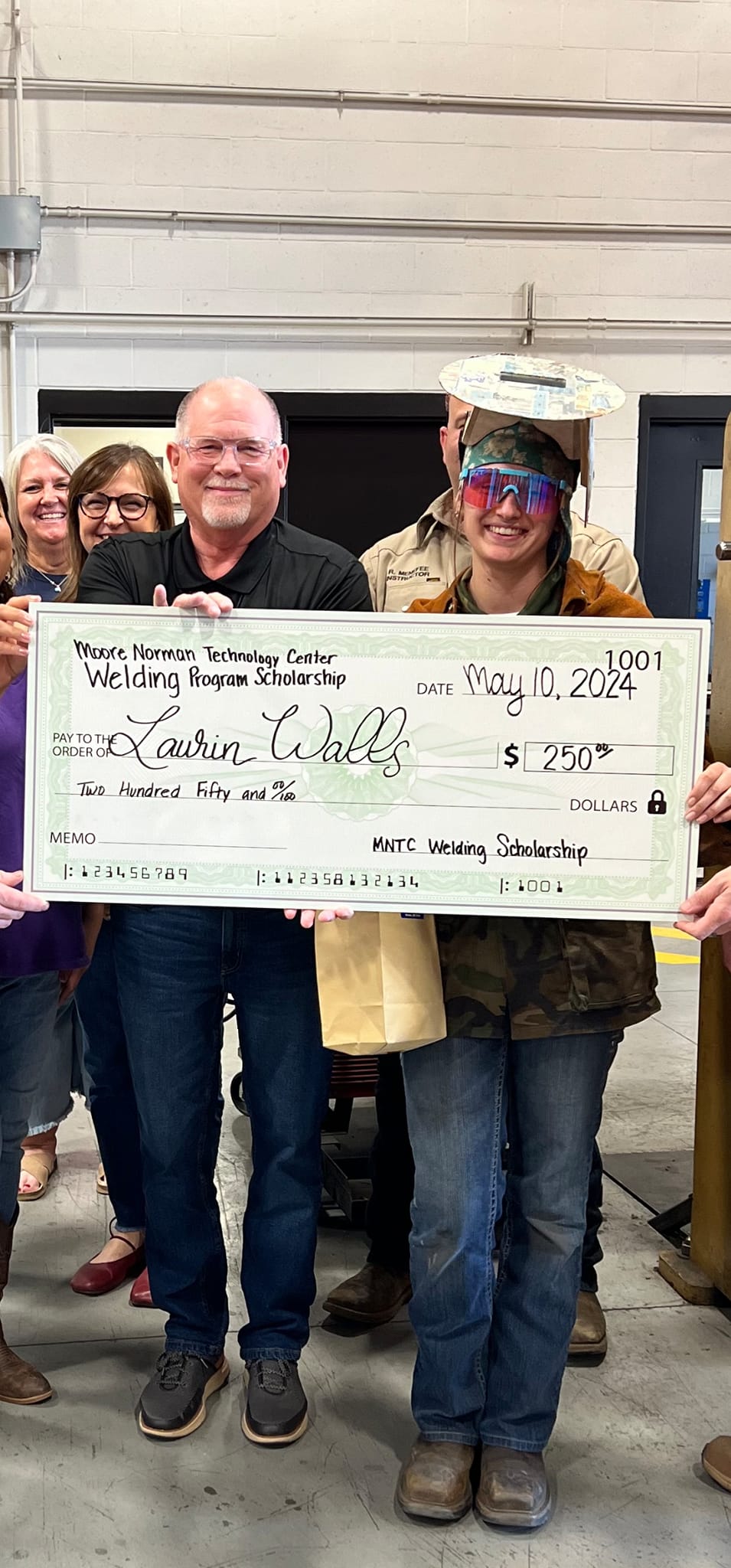 Everything Welding & Safety scholarship recipient 2